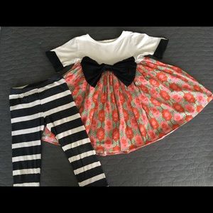 Persnickety Rose tunic and leggings set